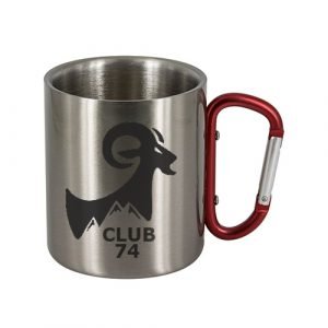 Mug métal mousqueton personnalisé 300 ml