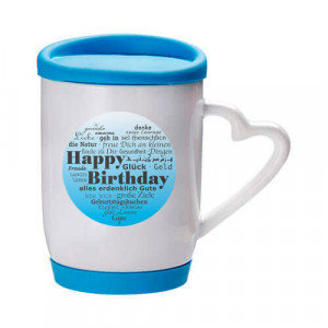 Mug 360 ml - 4 couleurs disponibles Mug avec couvercle couleur personnalisé