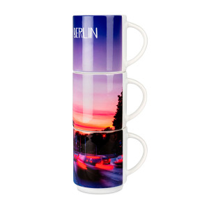Mugs empilables 250 ml Mugs empilables personnalisés 250 ml