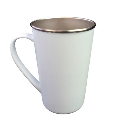 Mug métal 500 ml pour sublimation - blanc, TASSES ET CÉRAMIQUES \ MUGS \  TASSES COLORÉES