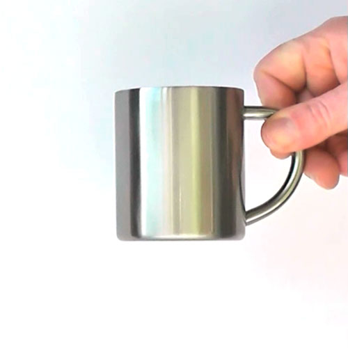 Mug personnalisable en inox double paroi avec logo