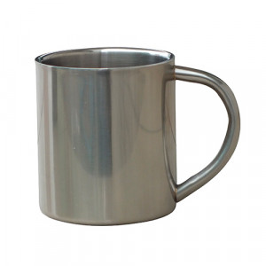 Mini mug métal acier inox personnalisable 220 ml