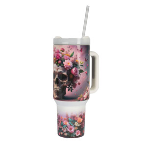 Tasse isotherme tumbler XXL très grande taille Tasse tumbler personnalisé XXL avec couvercle et paille