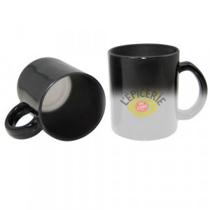 Mug magique en verre 330 ml Mug magique en verre personnalisé avec logo