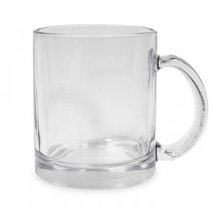 Mug verre transparent personnalisable 300 ml