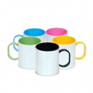Mugs plastiques couleurs 300 ml à personnaliser