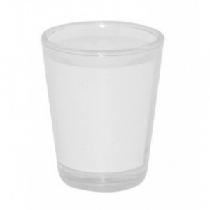 Verre shooter 45 ml avec patch personnalisable