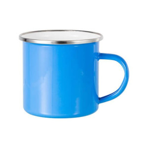 Réf. MugEmailCouleur - bleu Mug métal emaillé Bleu