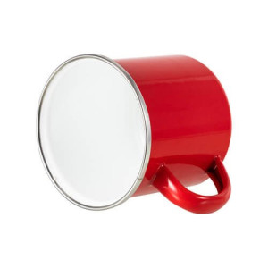 Réf. MugEmailCouleur - rouge Mug métal émaillé rouge