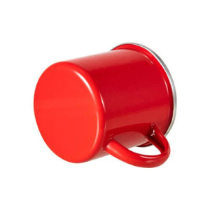Réf. MugEmailCouleur - rouge Mug métal émaillé rouge