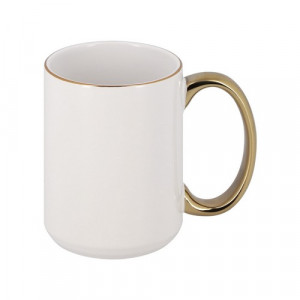 Mug 450 ml doré à personnaliser