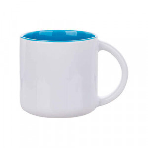 Mug bleu clair 400 ml à personnaliser