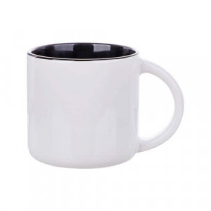 Mug 400 ml intérieur noir personnalisable