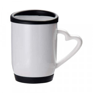 mug avec couvercle noir personnalisable