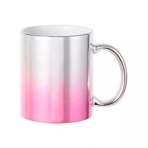Mug 330 ml céramique rose Mug dégradé rose personnalisable