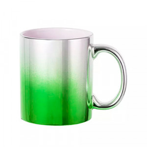 mug vert céramique personnalisable