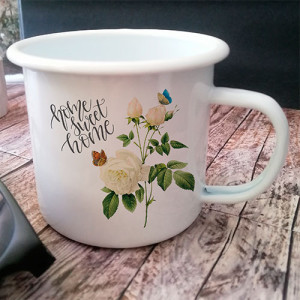 MugEmail500-blanc Mug émaillé personnalisé blanc 500 ml