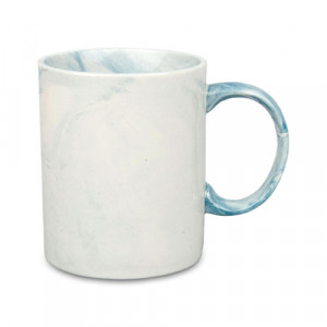 Mug bleu marbré