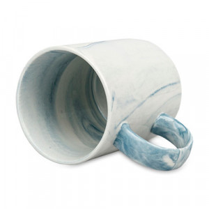 Mug bleu personnalisable