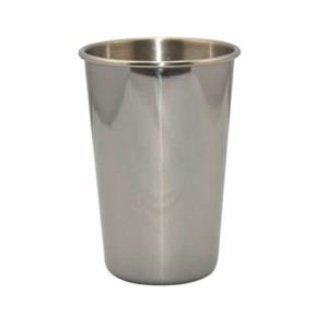 Réf. GobeletInoxConique-alu Mug métal inox de forme conique personnalisable