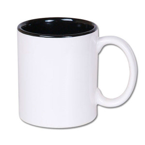 Réf. mugic-noir Mug noir personnalisable céramique 330 ml