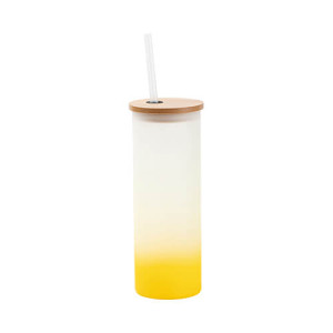 Réf. VerreCouvP-jaune verre personnalisable jaune 500 ml