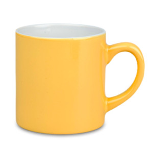 Réf. MiniMug180ml-moutarde Mini mug en céramique personnalisable couleur moutarde