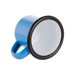 Réf. MiniMugEmailC-bleu Mug émaillé bleu