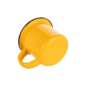 Réf. MiniMugEmailC-jaune Mini mug émaillé jaune