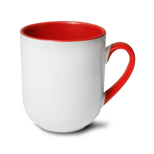 TasseCafe290 - rouge tasse café rouge personnalisable 290 ml