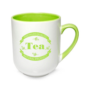 TasseCafe290 - vert clair Tasse personnalisée couleur verte