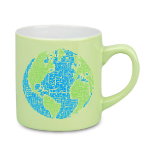 Réf. MiniMug180ml-vert Min mug couleur vert personnalisé avec logo d'entreprise