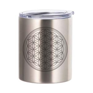 Réf. Gobelet2Couv-inox Gobelet métal inox personnalisé 300 ml