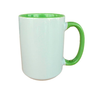 Réf. Mugia450-vert clair Mug céramique personnalisable vert clair 450 ml