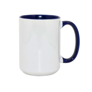 Réf. Mugia450-bleu marine Mug bleu marine grande taille