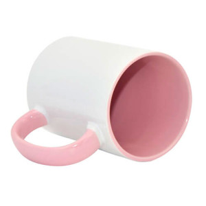 Réf. Mugia450-rose Mug rose grande taille personnalisable