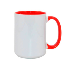 Réf. Mugia450-rouge Grand mug rouge 450 ml