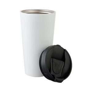 Réf. Tumbler2I - blanc Tumbler métal blanc personnalisable