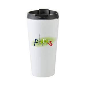 Réf. Tumbler2I - blanc Tumbler métal personnalisé blanc