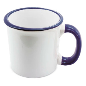 Réf. MugIAVintage-bleu Mug bleu vintage céramique 300 ml