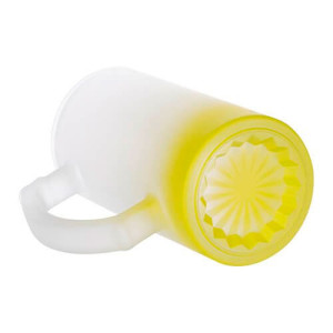 Réf. ChopeGivreeC - chaux Chope en verre