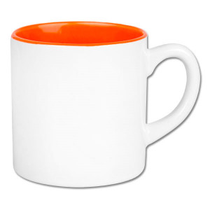 Réf. MiniMugic - orange Mini mug céramique intérieur orange 180 ml