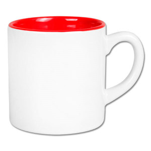 Réf. MiniMugic - rouge Mini mug personnalisable intérieur rouge 180 ml