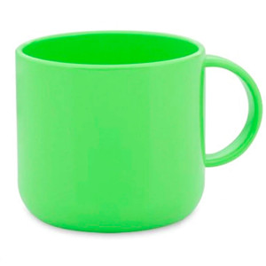 Réf. MiniMugPlastC - vert Mini mug plastique personnalisable pour enfant couleur vert