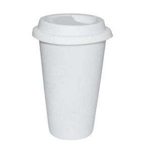 Mug de voyage céramique à personnaliser avec couvercle