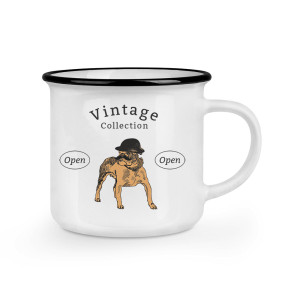 Mug céramique personnalisé aspect vintage