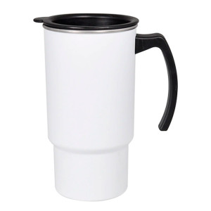 Mug de voyage personnalisable métal et plastique extérieur