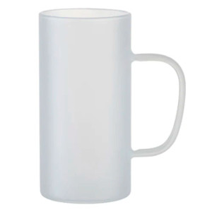 Réf. ChopeVerreAF - transp chope de bière verre givré 650 ml