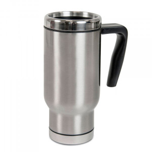 Réf. MugThermo2 - inox Mug métal isotherme de voyage en inox