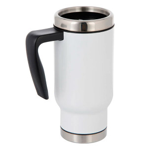 Réf. MugThermo2 - blanc Mug thermos blanc 500 ml à personnaliser